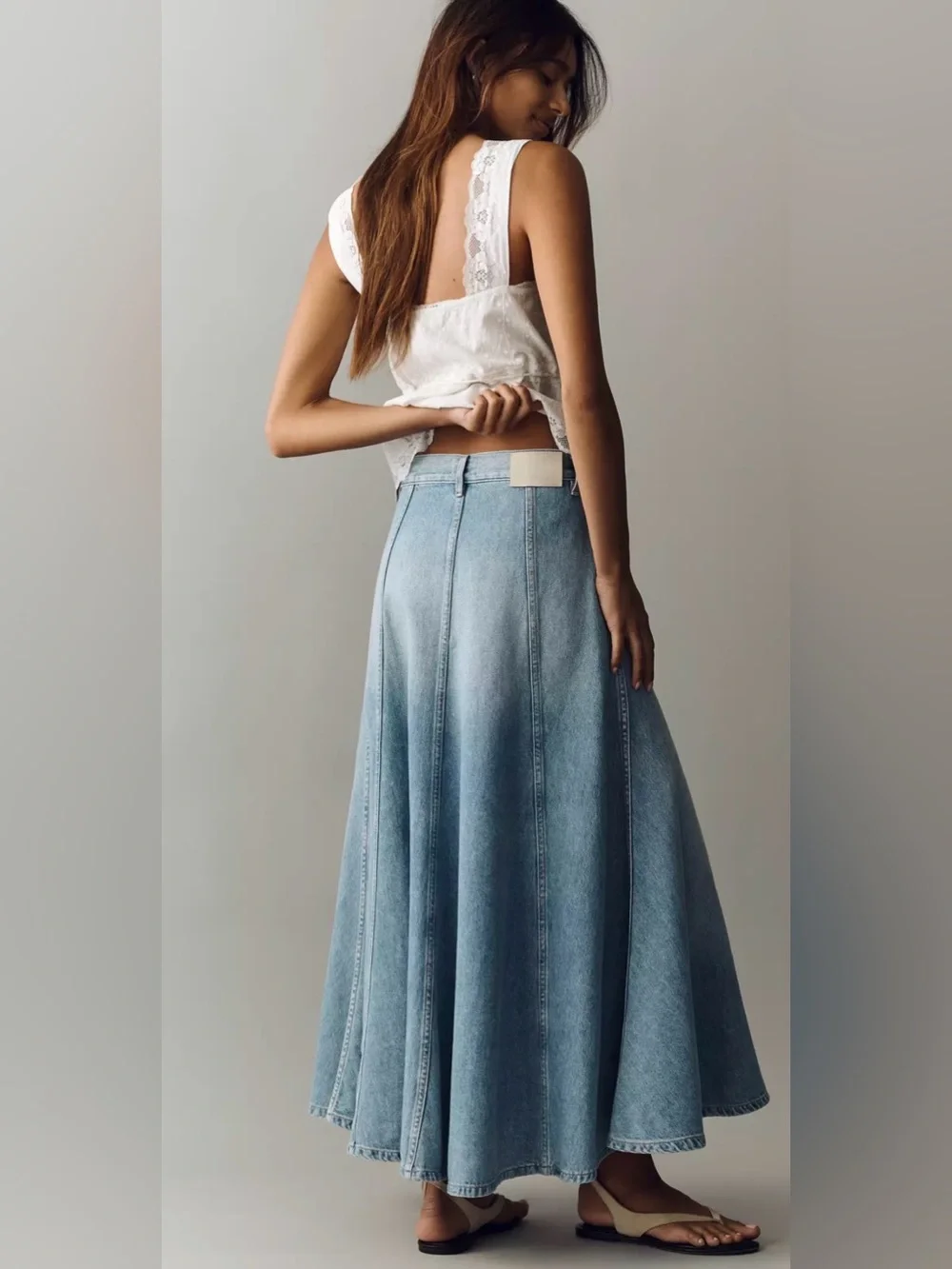 Citizens of Humanity Devin Patch Pocket Maxi Skirt Size 27 $328